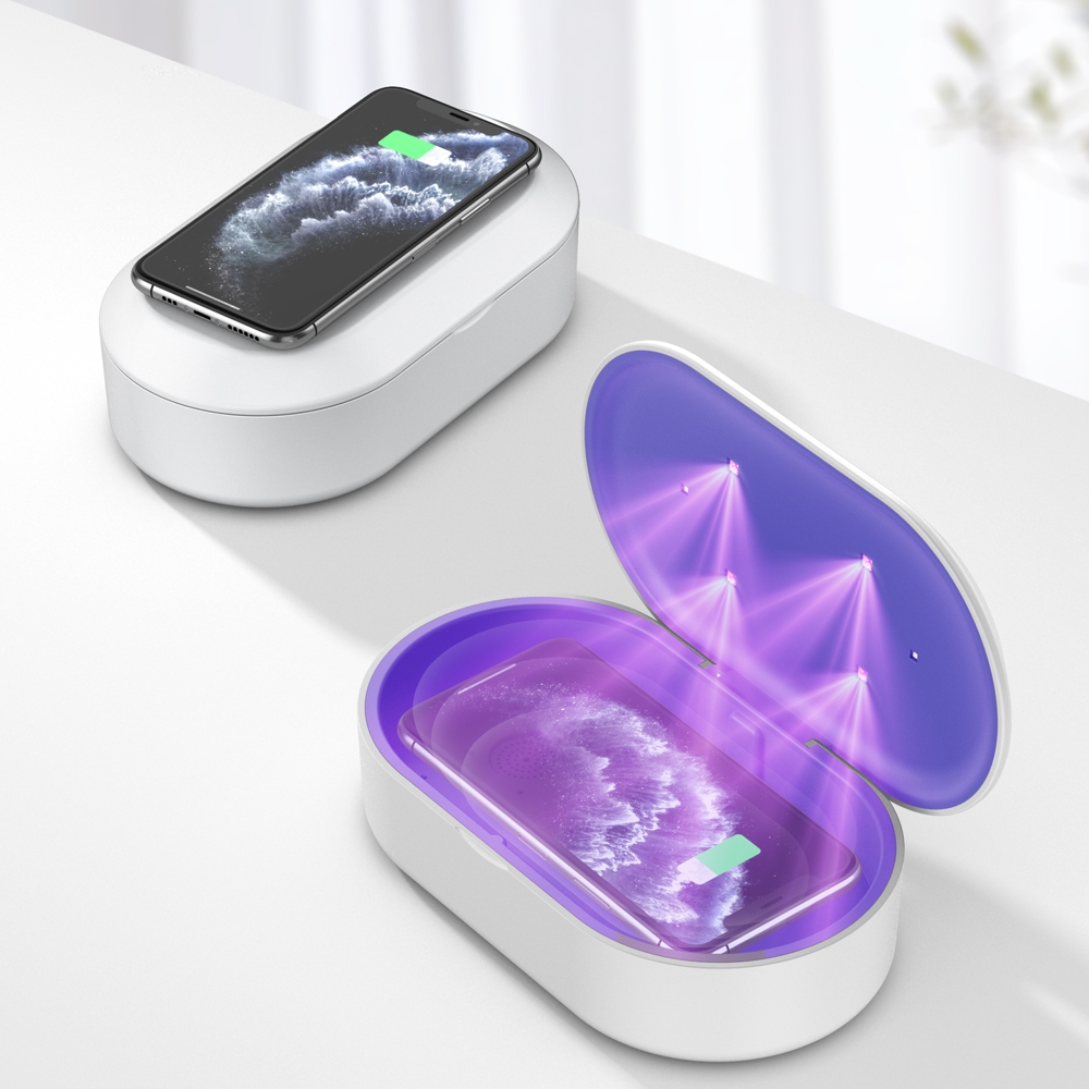 Simply Natural UV Sterilizer Box w/Wireless Phone Charger 